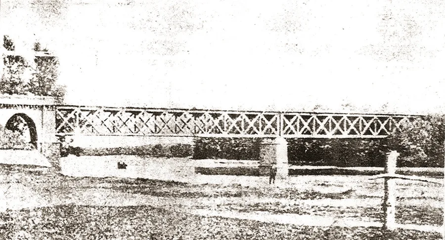 Podul peste Olt în anul 1930